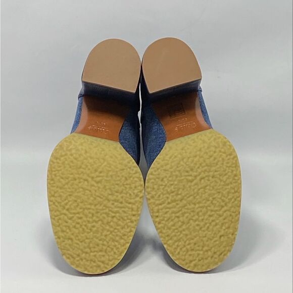 Chloe Edith Denim & Leather Heeled Ankle Boots size 40.5 - Picture 12 of 13
